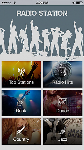 Music radio App Templates