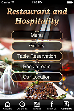 Restaurant and Hospitality Apps